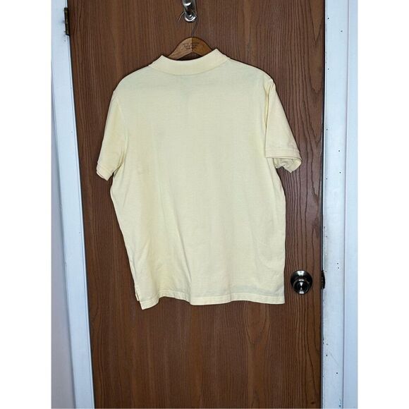 U.S. POLO ASSN.‎ 100% Cotton Yellow Polo Shirt, Men's Size Large - Picture 4 of 5